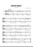 Franz Xaver Gruber - Silent Night (Beginner) (for Viola and French Horn) mini preview