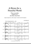A Hymn for a Peaceful World (flute choir)