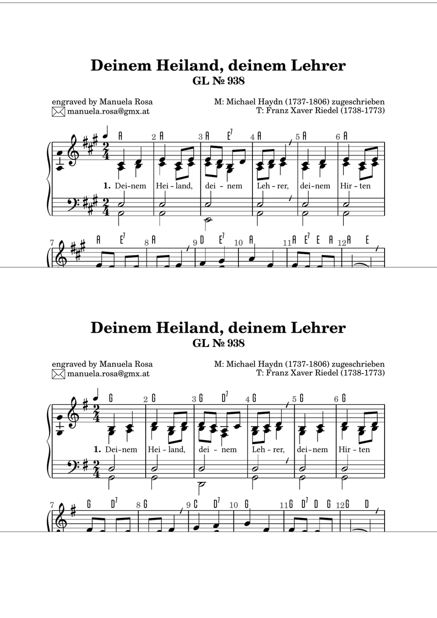 Deinem Heiland, deinem Lehrer (Gotteslob 938) Piano Solo scores gallery preview page 5