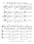 All I Really Want is Peace on Earth - SSA with Soloist(s), Lead Sheet