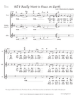 All I Really Want is Peace on Earth - SSA Lead Sheet (no soloist)