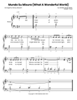 Mundo Su Misura (What A Wonderful World)