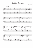 Cotton Eye Joe - Piano