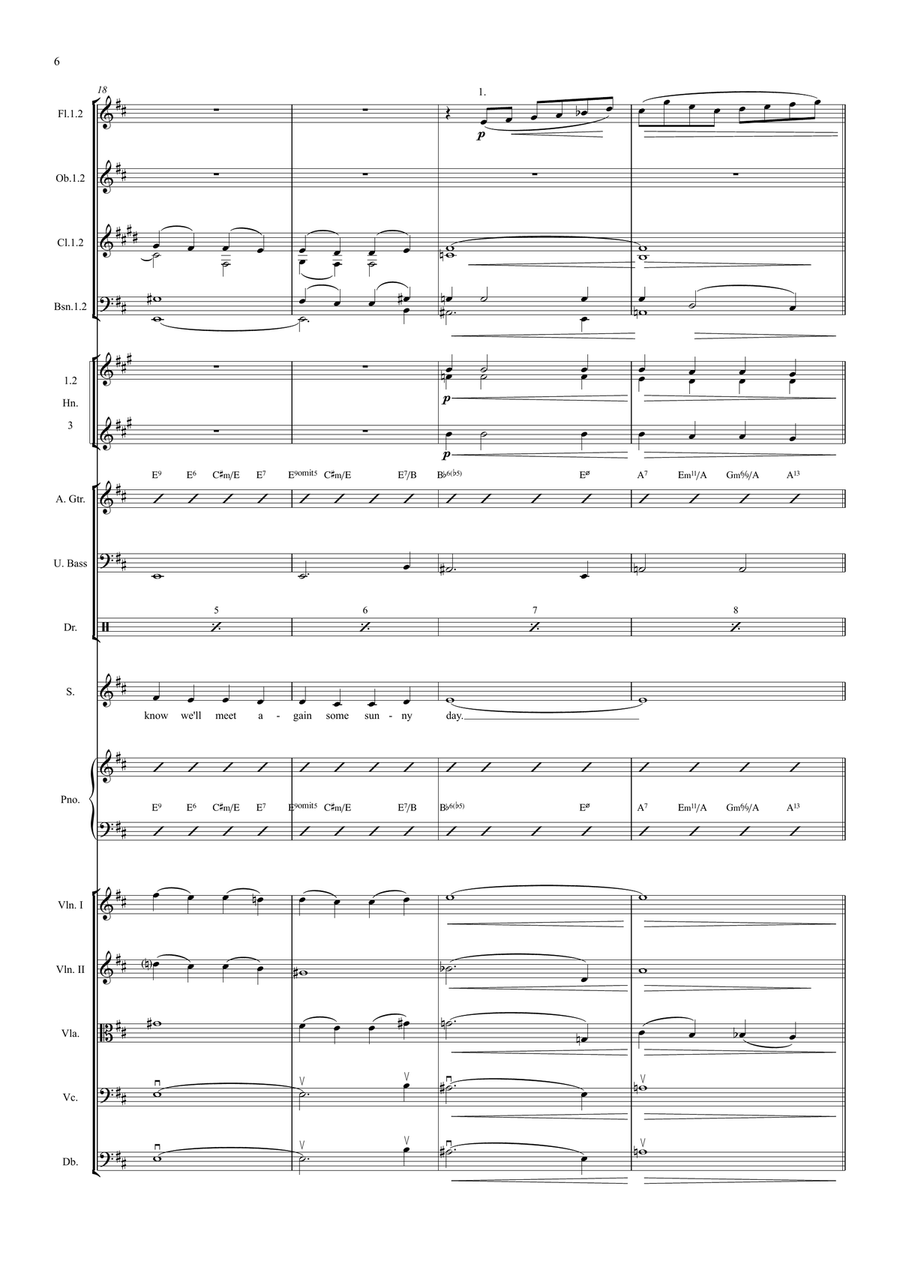 We'll Meet Again Full Orchestra - Digital Sheet Music page 6