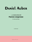 Flamme Vengeresse, by Auber, in b flat minor