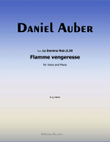 Flamme Vengeresse, by Auber, in g minor