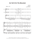 Go Tell It On The Mountain (2-part choir - (TB) mini preview