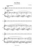 Ave Maria for violin and piano