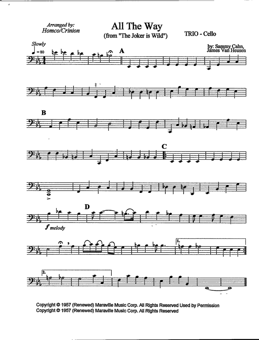All The Way All The Way String Trio scores gallery preview page 4