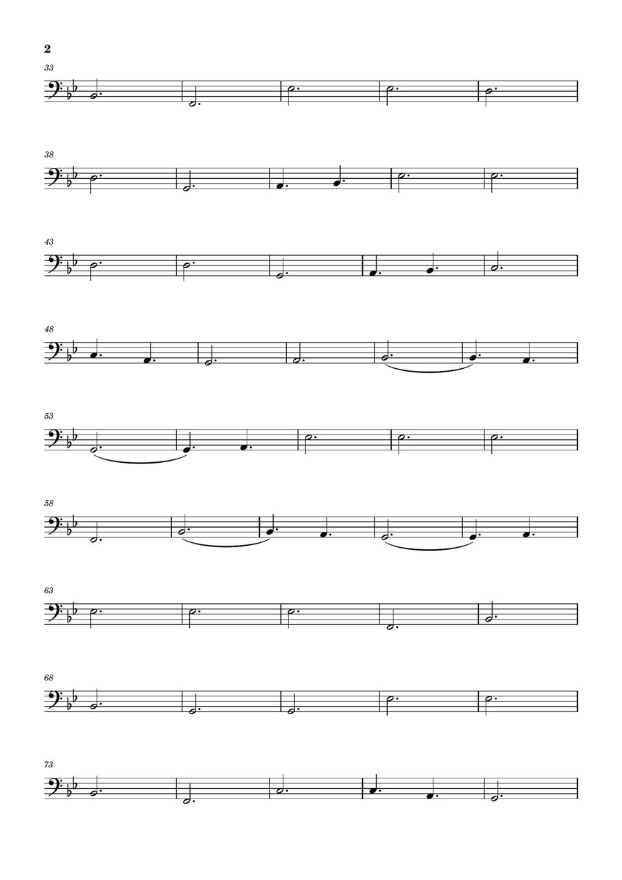 A Thousand Years A Thousand Years Double Bass scores gallery preview page 2