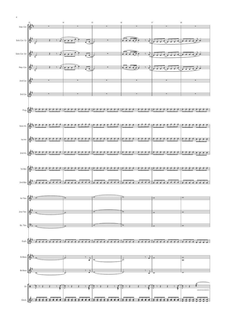 Together We Are Stronger (Stronger Together) Brass Band - Digital Sheet Music page 4