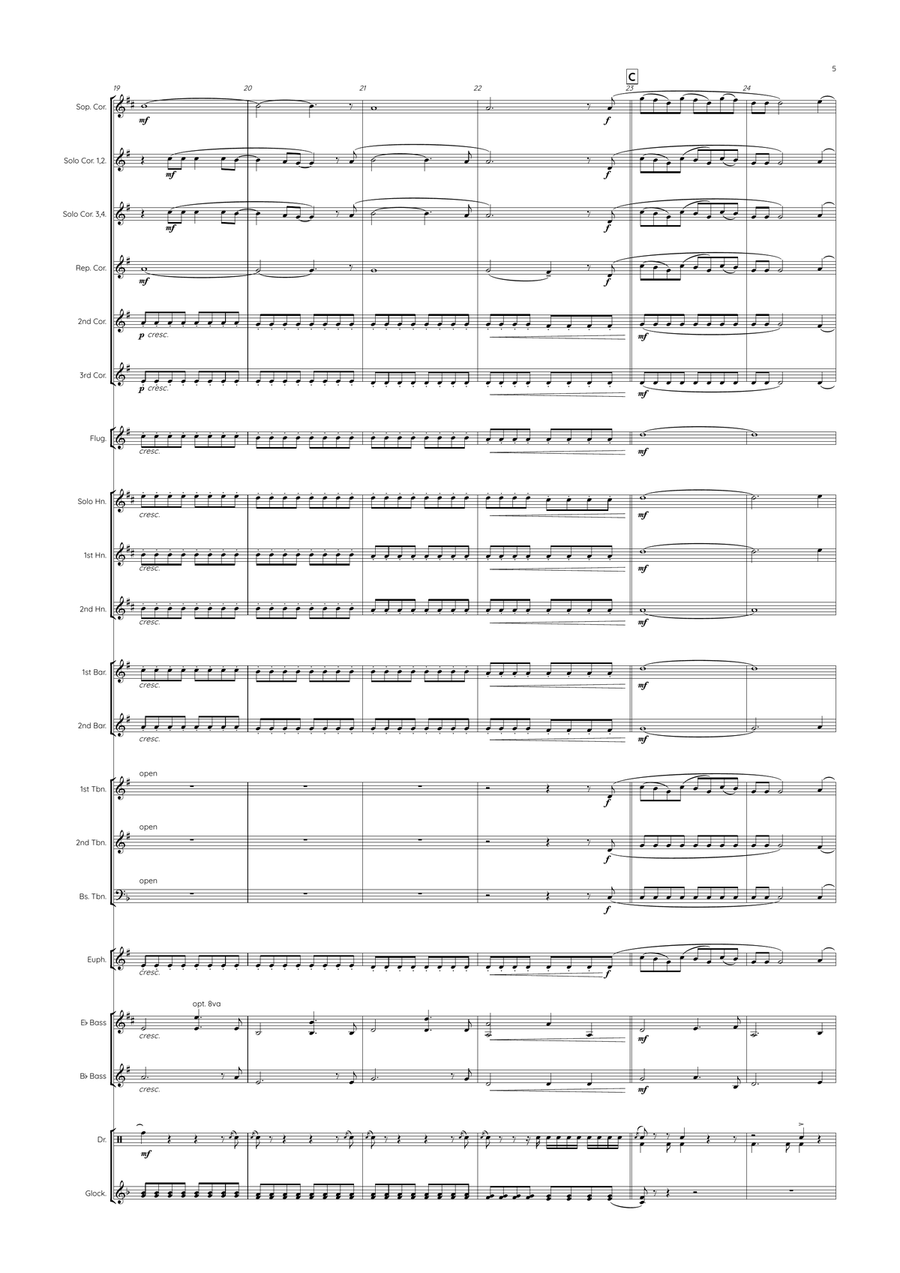 Together We Are Stronger (Stronger Together) Brass Band - Digital Sheet Music page 5