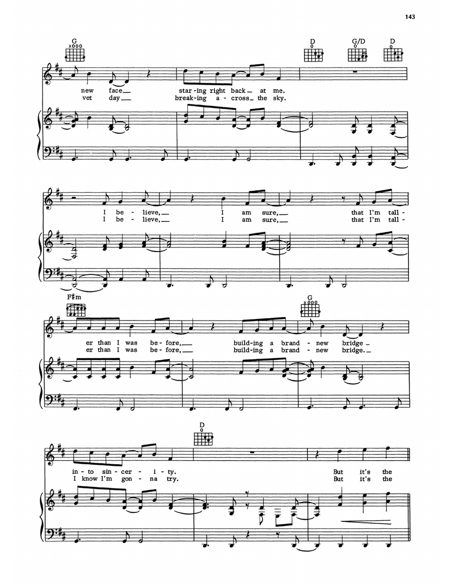 Throw A Penny Throw A Penny Piano, Vocal, Guitar scores gallery preview page 2