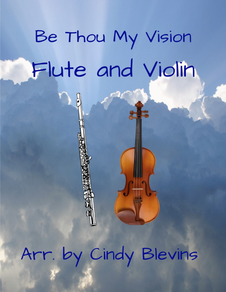 Be Thou My Vision, for Flute and Violin Duet Flute scores gallery preview page 1