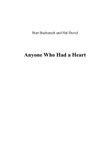 Anyone Who Had A Heart