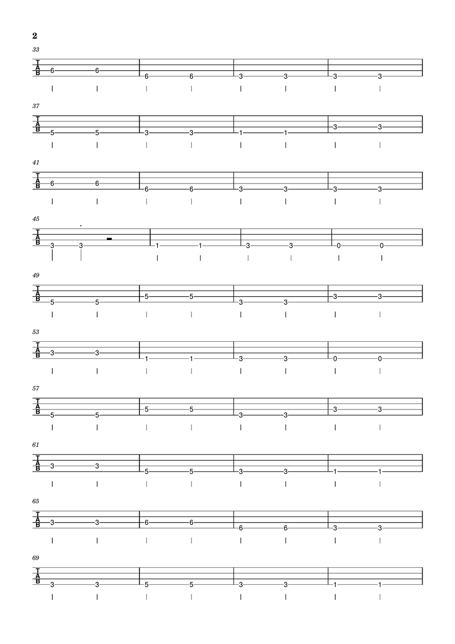 Sitting On The Edge Of The Ocean Acoustic Guitar scores gallery preview page 2