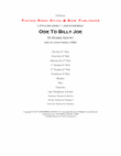 Ode To Billy Joe