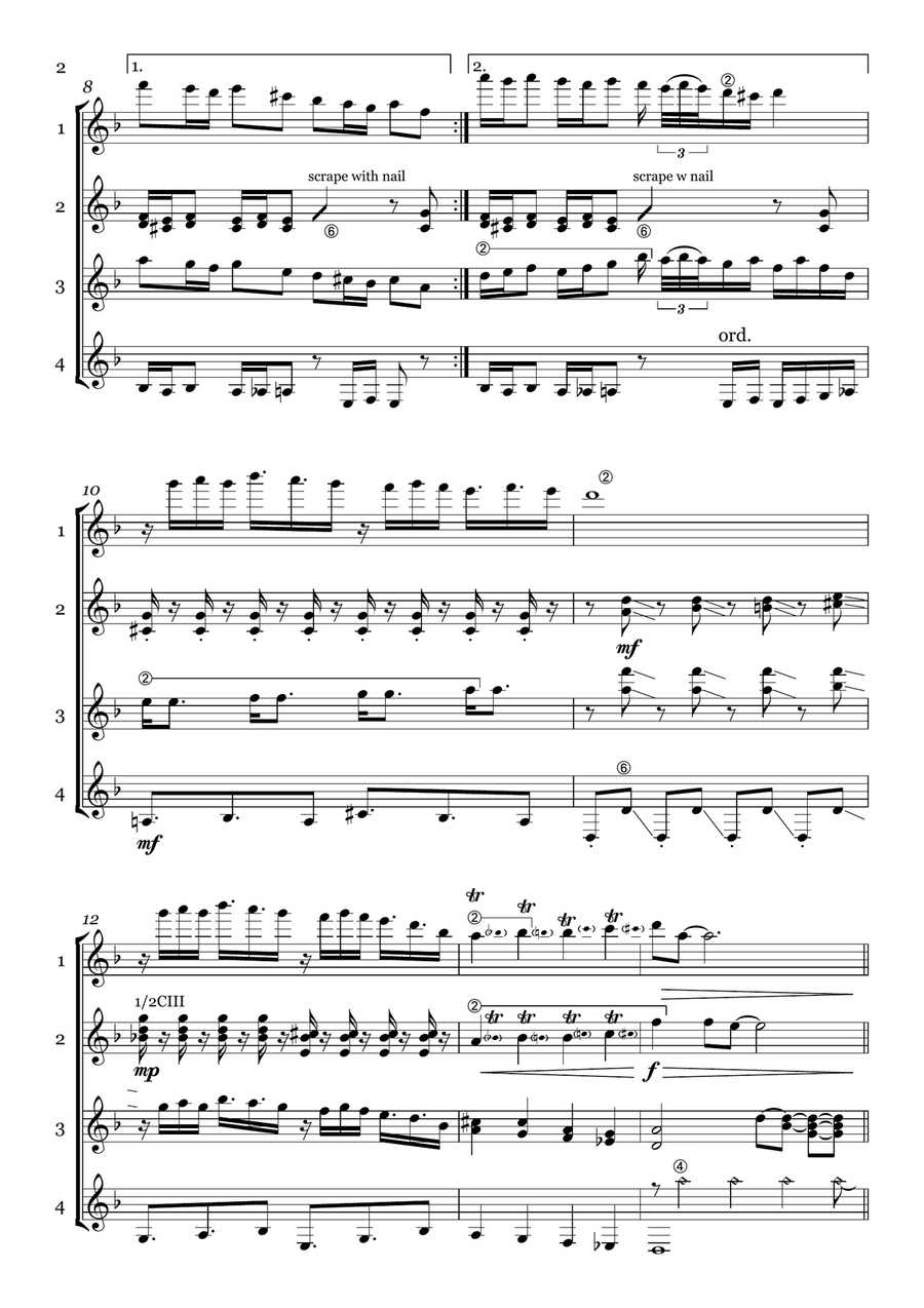 A Pukwudgie Tale Guitar Ensemble scores gallery preview page 2