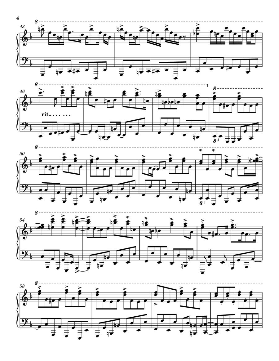 Chopsticks Boogie Piano Solo scores gallery preview page 4