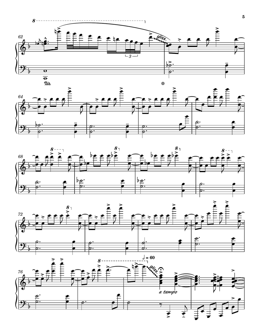 Chopsticks Boogie Piano Solo scores gallery preview page 5