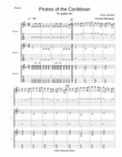 Pirates Of The Caribbean for Guitar Trio