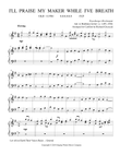 I'll Praise My Maker While I've Breath (OLD 113TH)