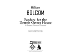 Fanfare for the Detroit Opera House Horn scores gallery preview page 3