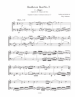Beethoven Duet No. 2 for Bb Trumpet and Tuba