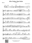 Afro Cuban Jazz Suite for 2 Flutes and Rhythm Section