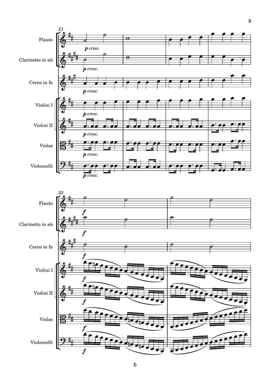PolyPhony in D major PolyPhony in D major Full Orchestra scores gallery preview page 6