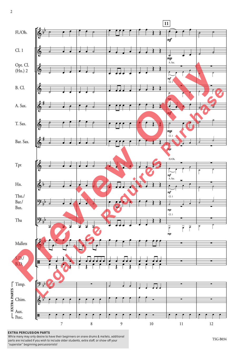 First Winter Suite First Winter Suite Concert Band scores gallery preview page 4