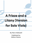 A Frieze and a Litany (Version for Solo Viola)