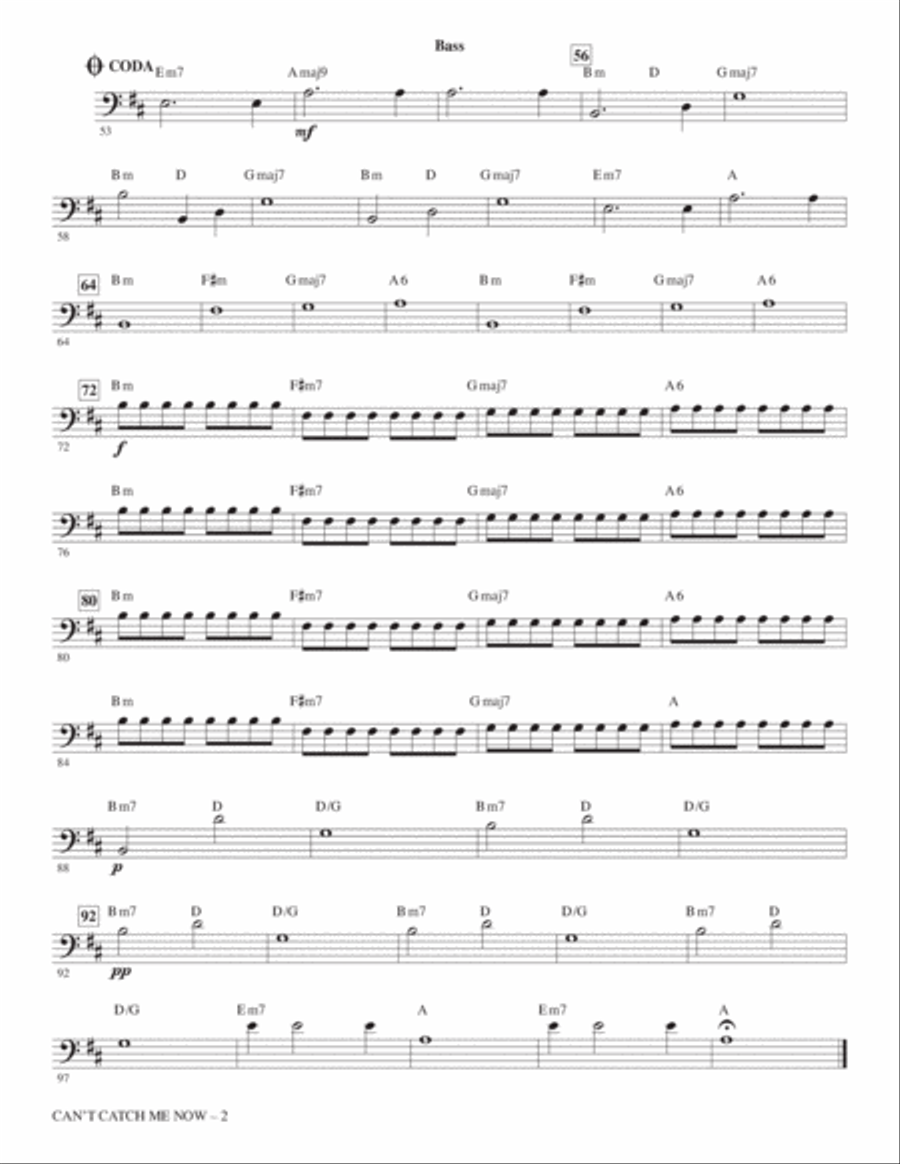 Can't Catch Me Now (from The Hunger Games) (arr. Audrey Snyder) - Bass Choir scores gallery preview page 2
