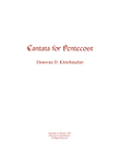 Pentecost Cantata - Vocal Score