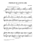PORTRAIT OF A YOUNG GIRL - piano solo by Jane Leslie