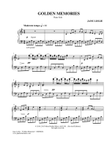 GOLDEN MEMORIES - piano solo by Jane Leslie