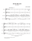 DUNE BEACH - Flute Quartet by Jane Leslie