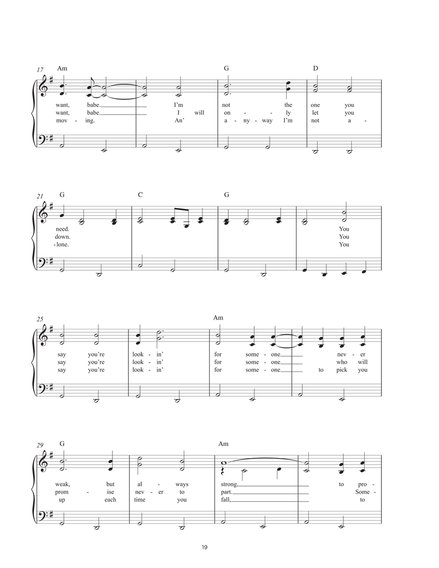 It Ain't Me, Babe It Ain't Me, Babe Easy Piano scores gallery preview page 2