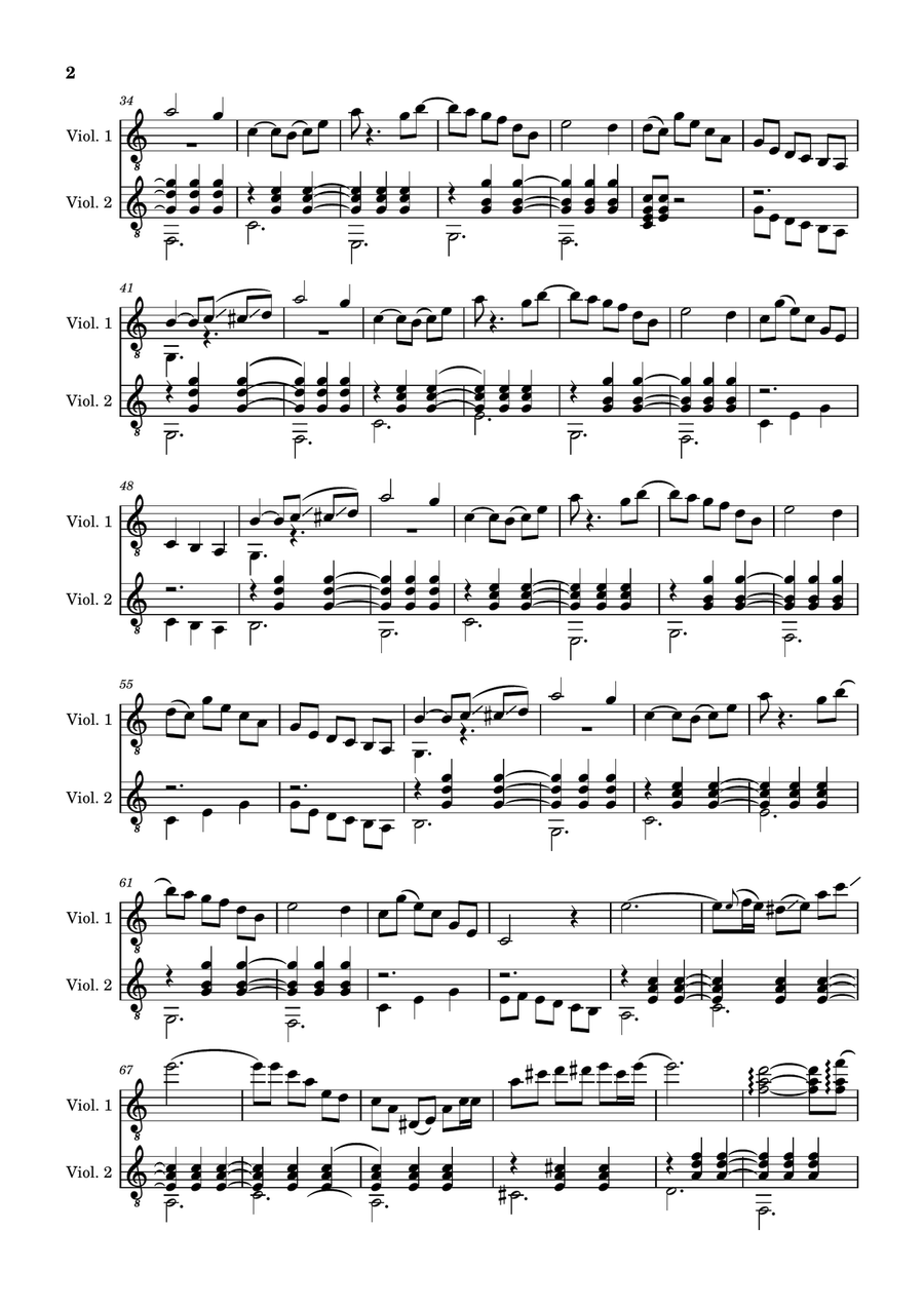 Noite de Lua Noite de Lua Acoustic Guitar scores gallery preview page 2