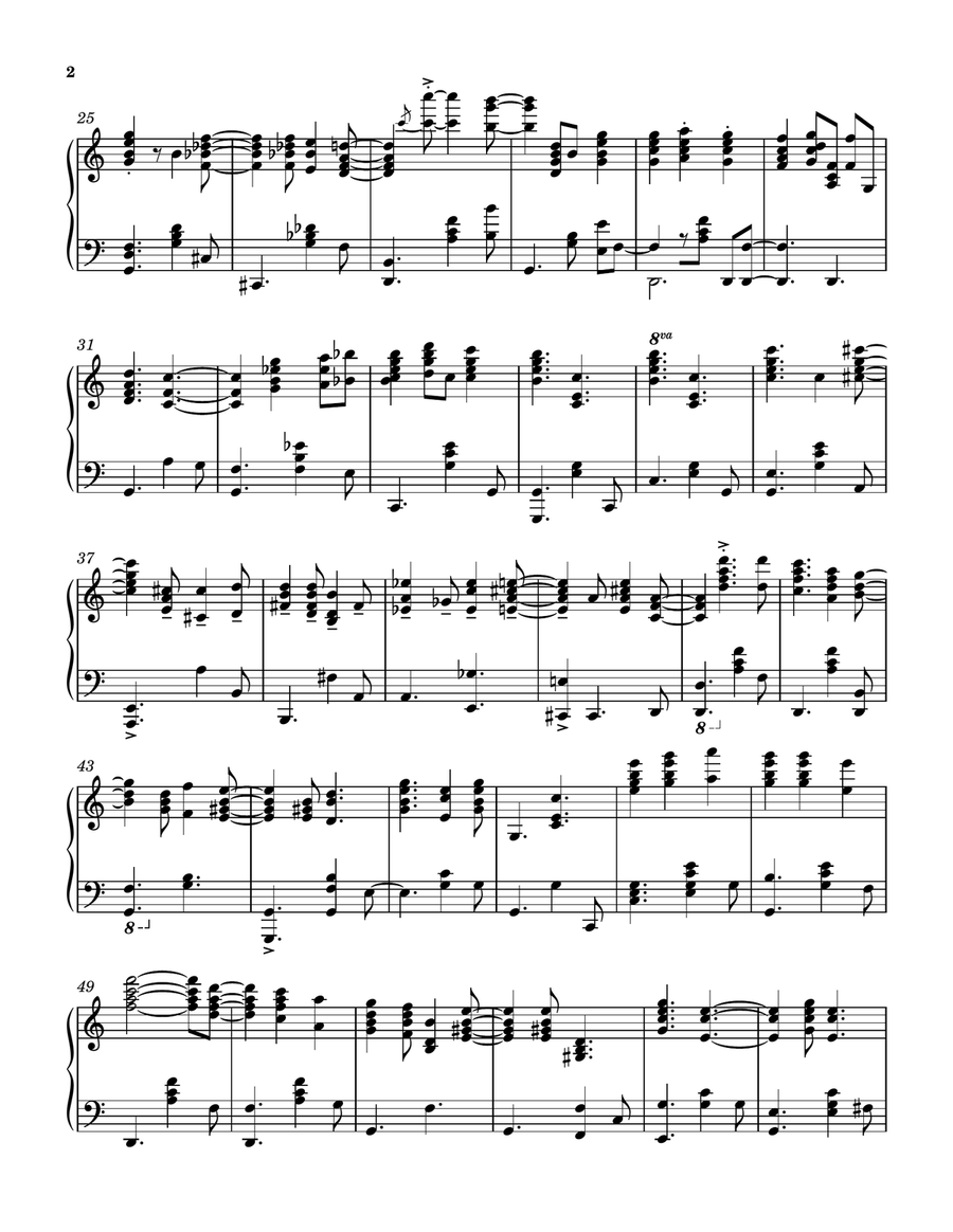 I Only Have Eyes For You Piano Solo scores gallery preview page 2
