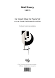 FAUVY – Le Jour Que Je Suis Né | Voice & Violin | PDF