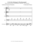 Z 213 for Strings & Glockenspiel
