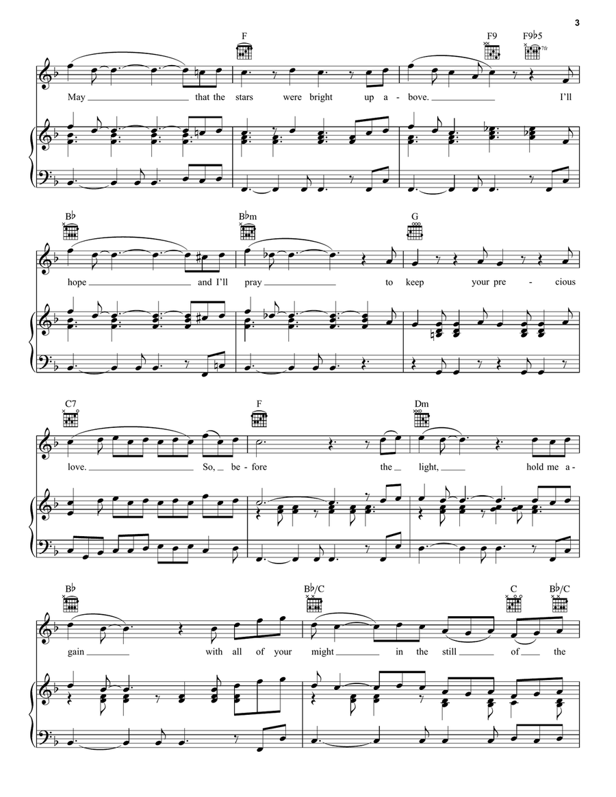 In The Still Of The Nite (I'll Remember) Piano, Vocal, Guitar scores gallery preview page 3