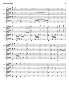 Sweet Caroline String Quartet scores gallery preview page 5