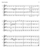 Sweet Caroline String Quartet scores gallery preview page 6