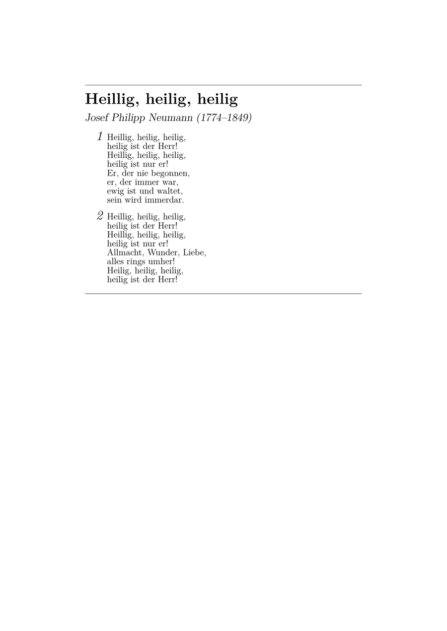 Heilig, heilig, heilig (Gotteslob 711 Nr. 5) Piano Method scores gallery preview page 6