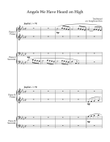 Angels We Have Heard on High (2 Pianos 8 Hands)