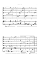 Amazing Grace Saxophone Quintet scores gallery preview page 3