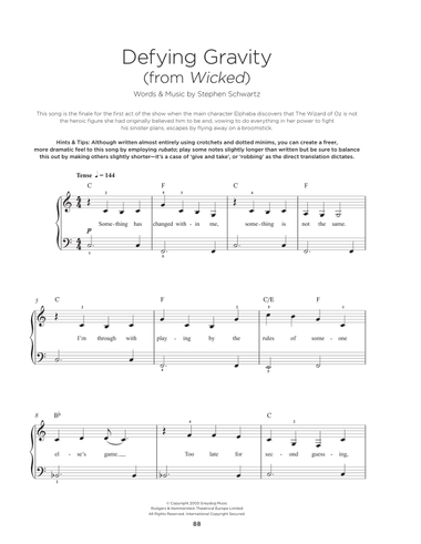 Defying Gravity (from Wicked)