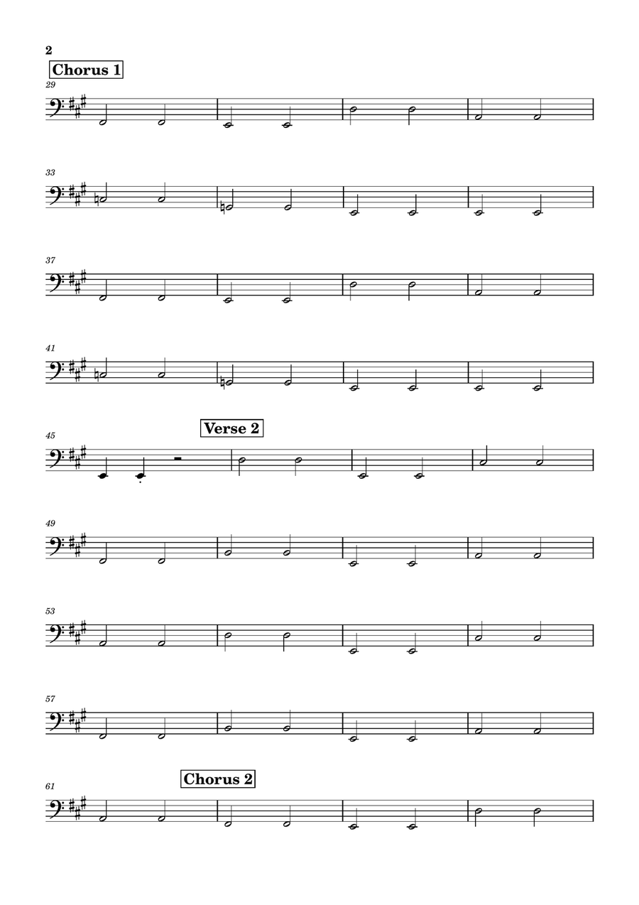 Sitting On The Edge Of The Ocean Double Bass scores gallery preview page 2